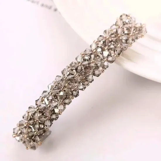 Silver hair-clip