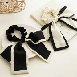 Bow hair-elastic