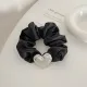 Heart scrunchie