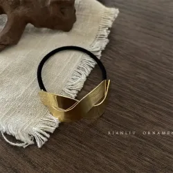 Gold- Twist hair-elastic