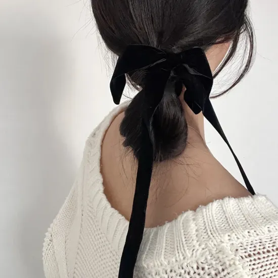 Bow hair-elastic