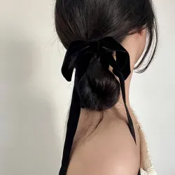 Bow hair-elastic