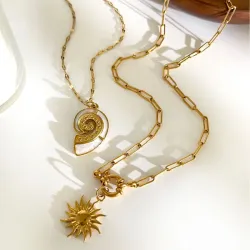 Κολιέ Solar Spiral Set