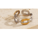 Δαχτυλίδι Chain Design – Δίχρωμο Ατσάλινο Δαχτυλίδι Χρυσό & Ασημί